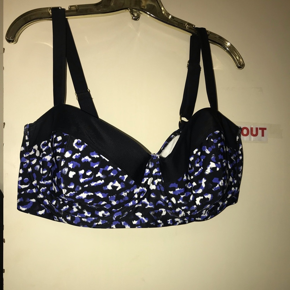 Ava & Vic bathing suit TOP only plus size 22w